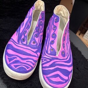 Custom Hand painted Keds.  9. 1/2. Good used condition